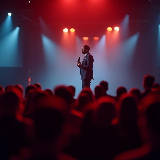 Keynote speaker sur scène